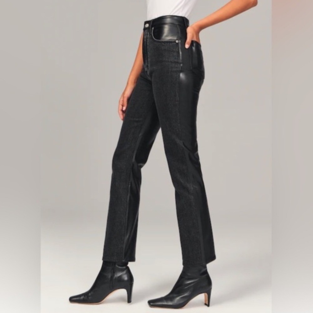 ABERCROMBIE & FITCH Curve Love Ankle Straight‎ Ultra High Rise Jeans 28 | EUC